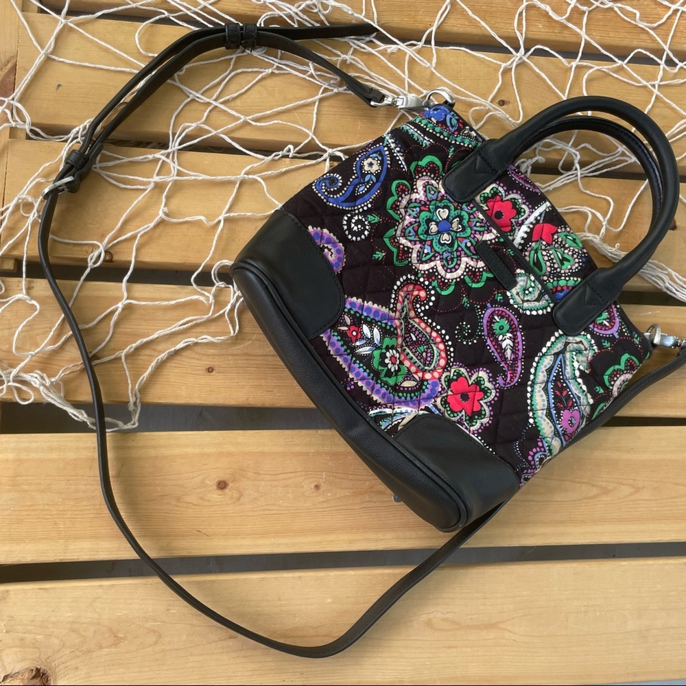 Vera Bradley "Kiev Paisley" Day Off Crossbody Handbag